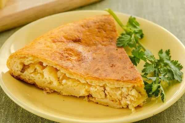 Простой сырный пирог на скорую руку