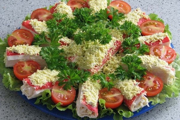 Крабовые палочки &laquo;Очаровашки&raquo; на закуску