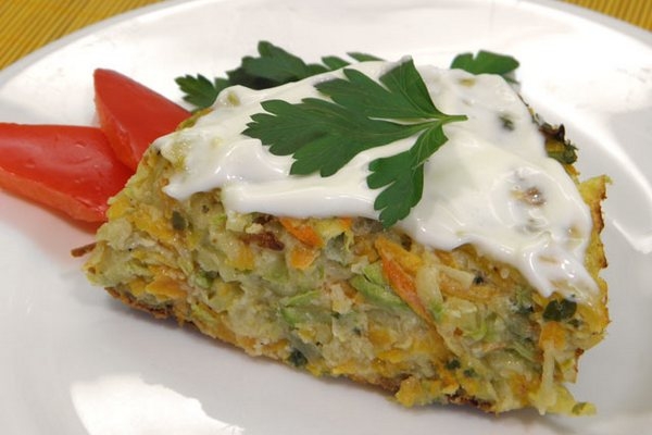Еврейский овощной кугель