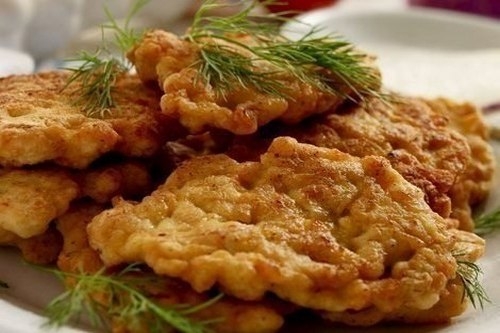Оладьи &laquo;Растрепки&raquo; из куриной грудки