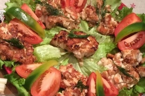 Куриные котлетки с овсянкой на скорую руку
