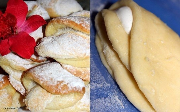 Пирожное "Ракушки" со взбитыми белками)