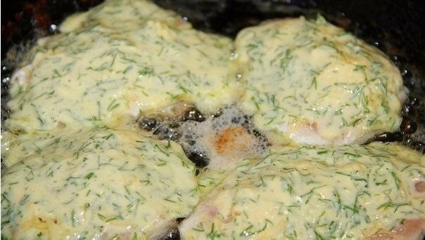 Куриные сырные отбивные