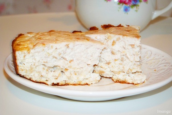 Суфле из куриного филе и мультизлаковых хлопьев.