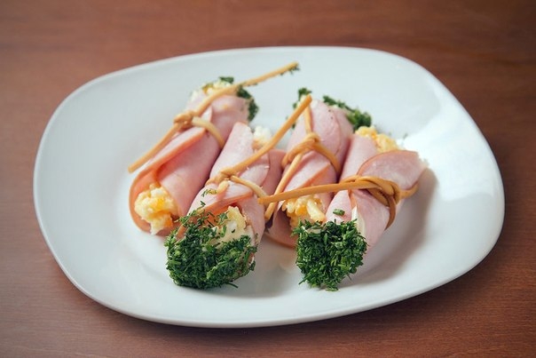 Закуска "Вкусные свитки".