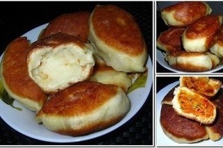 Пирожки на кефире без яиц