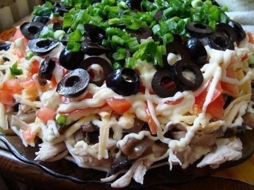 ЛУЧШИЕ САЛАТЫ С КУРИНЫМ ФИЛЕ
