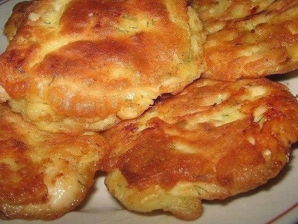 Нежные куриные отбивные в кляре с сыром