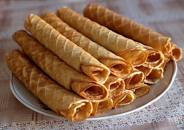 ВКУСНЕЙШИЕ ВАФЕЛЬНЫЕ ТРУБОЧКИ ИЗ ДЕТСТВА