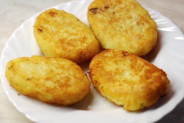 Вкусные картофельные котлеты с курицей