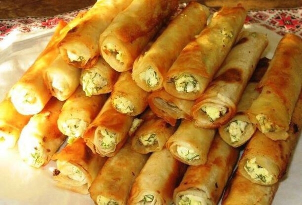 Сигара бёрек из лаваша - вкусная турецкая закуска