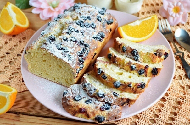 Вкусный домашний кекс с творогом к чаю