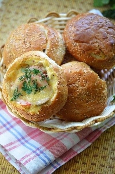 Фаршированные булочки для вашего пикника Фаршированные булочки для вашего пикника