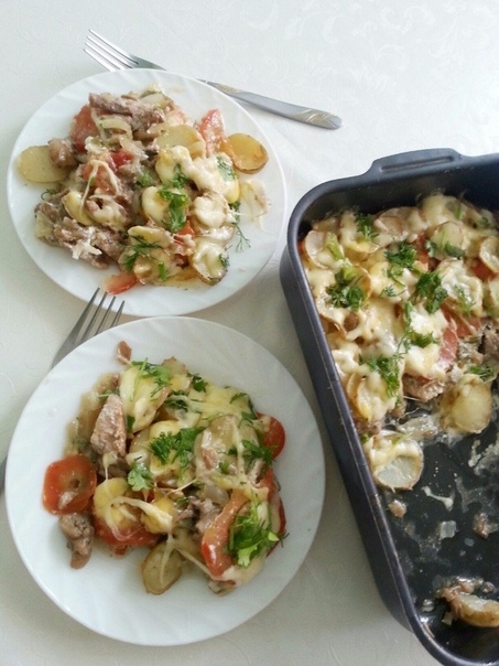 Вкуснейшее мясо по-французски