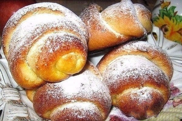 Пышные плюшки. Не хуже чем у мамы