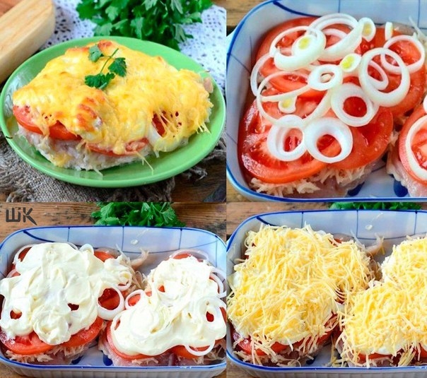 ОБАЛДЕННАЯ КУРИНАЯ ГРУДКА ПОД СЫРОМ