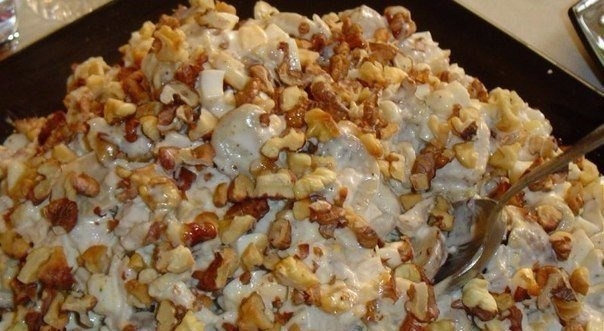 Салат "Шерлок" очень вкусный и нежный.