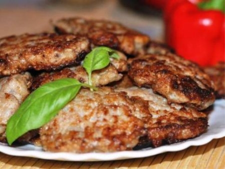 Оладушки мясные