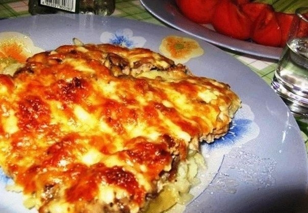 Мясо по-французски" из куриного фарша