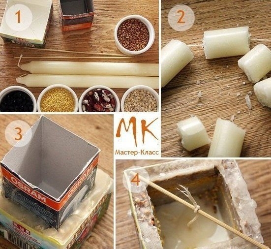 Красивые свечи handmade)