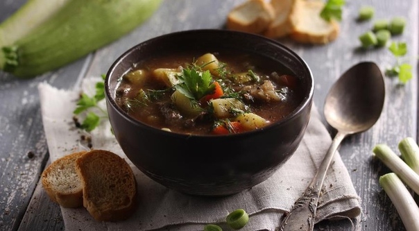 ГУСТОЙ СУП С ОВОЩАМИ И ГОВЯДИНОЙ ГУСТОЙ СУП С ОВОЩАМИ И ГОВЯДИНОЙ