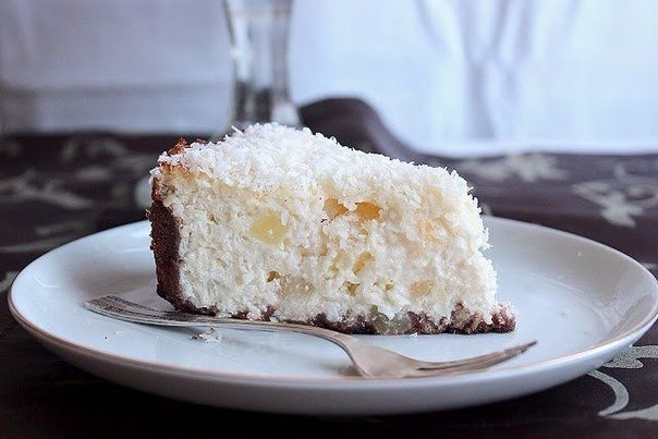 КОКОСОВЫЙ ЧИЗКЕЙК С АНАНАСАМИ