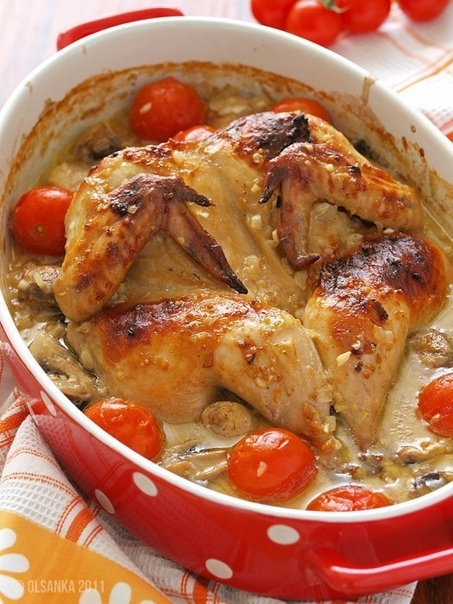 Нежная курица маринованная в пиве с горчицей