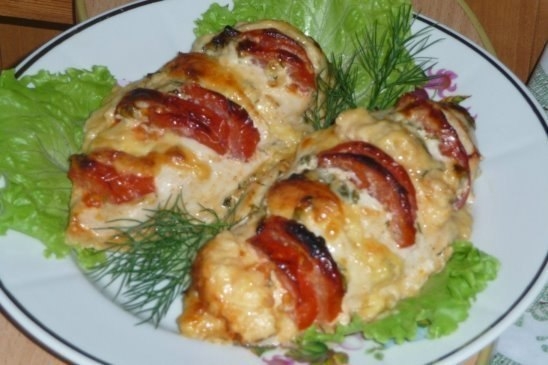 Курогрудка в чесночном маринаде