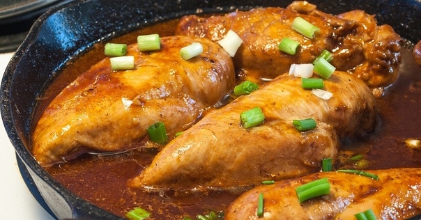 ЖАРЕНАЯ КУРИЦА НА СКОВОРОДЕ