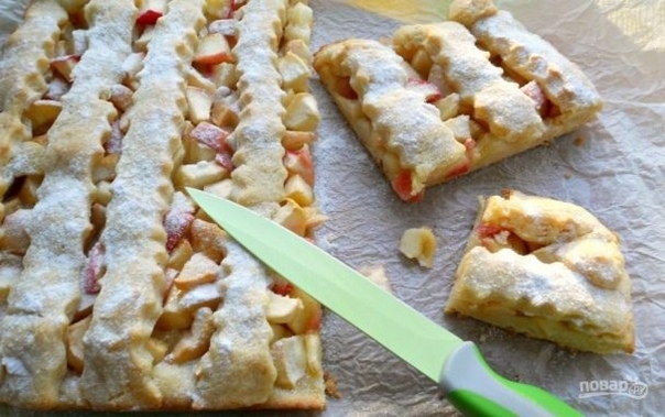 ФРУКТОВЫЙ ПИРОГ НА ТВОРОЖНОМ ТЕСТЕ