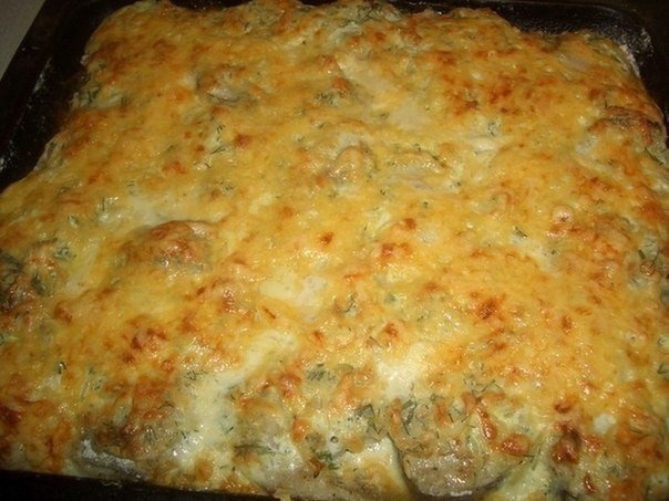 Рыба, запеченная в сметане⠀ Рыба, запеченная в сметане⠀