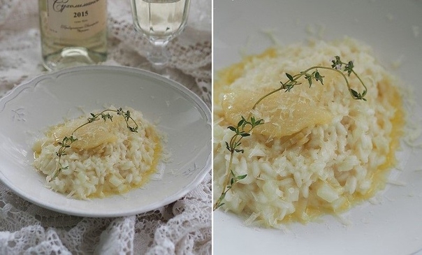 Ризотто с грушей, пармезаном и белым вином Ризотто с грушей, пармезаном и белым вином