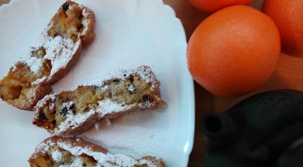 Постный апельсиновый кекс с тыквой