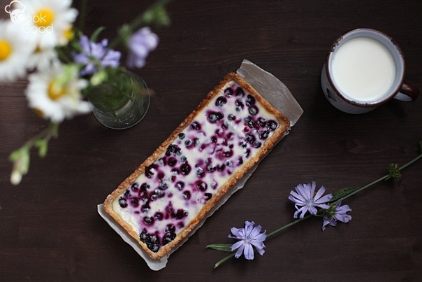 Финский пирог с черникой