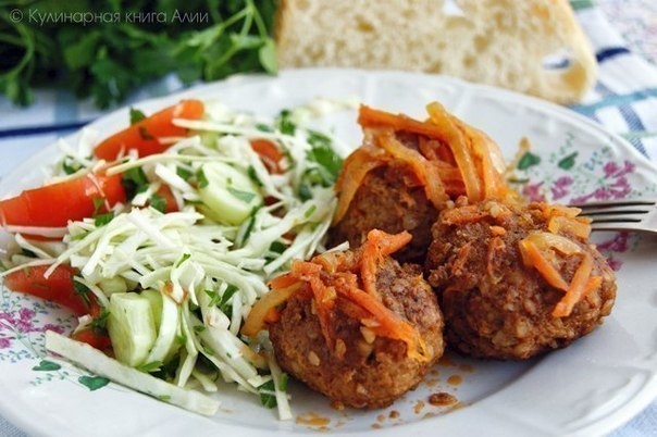 ДОМАШНИЕ ТЕФТЕЛИ С ГРЕЧНЕВОЙ КРУПОЙ