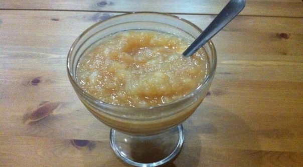 Детское яблочное пюре