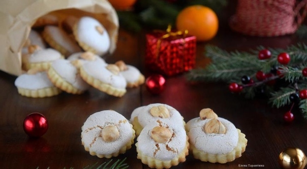 Печенье с белково-ореховой начинкой Печенье с белково-ореховой начинкой