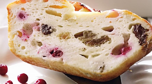 Запеканка с брусникой