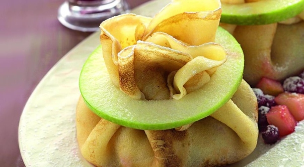 Мешочки с яблочной начинкой