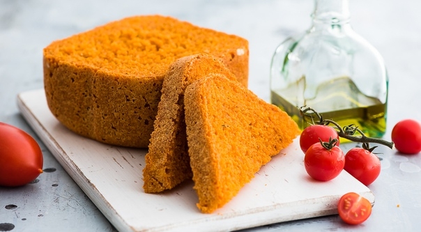 Томатный хлеб в хлебопечке Томатный хлеб в хлебопечке