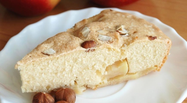 Шарлотка "Французская" с яблоками Шарлотка "Французская" с яблоками