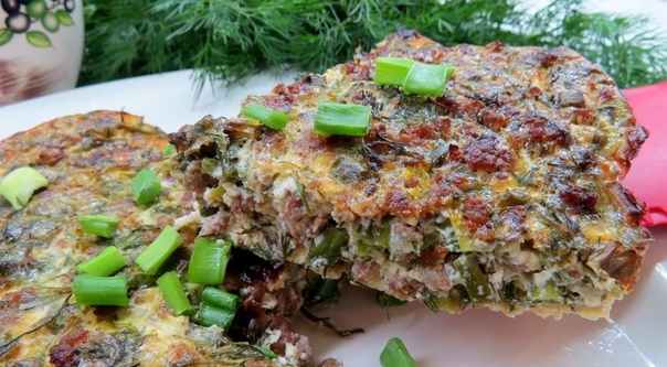 Омлет с фаршем по-арабски Омлет с фаршем по-арабски