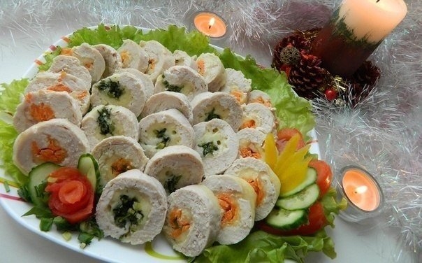 Куриные рулетики "Ассорти"