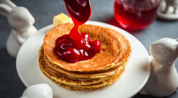 Блинчики с ромом и кедровой мукой