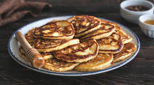 Мини-блинчики с яблоками