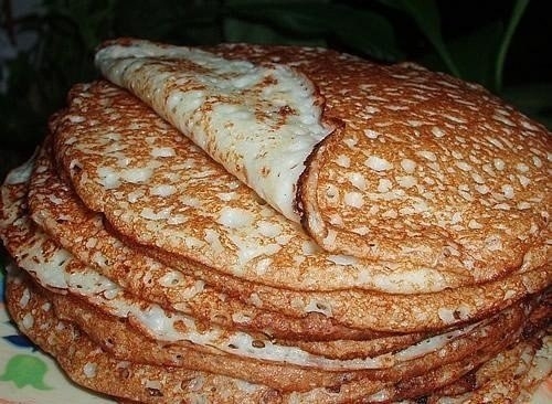 Бабушкины блины на молоке