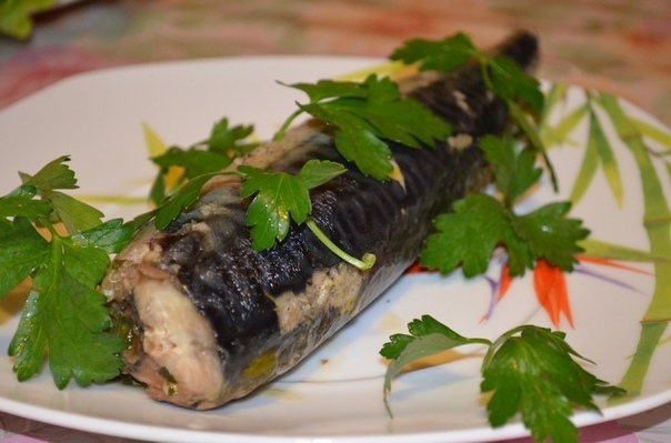 Скумбрия в фольге с травами Скумбрия в фольге с травами