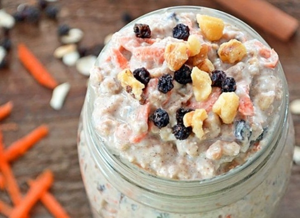 Утренний пудинг с морковью