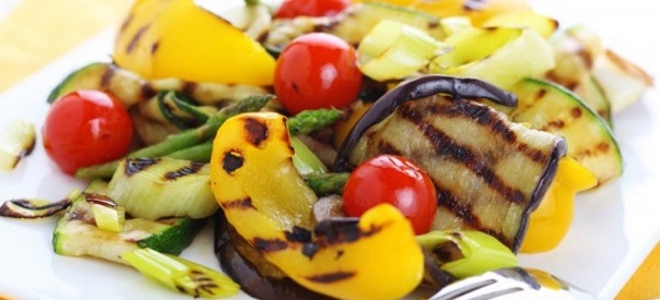 Теплый салат к шашлыку