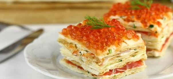 Закусочный торт «Наполеон» из готовых коржей